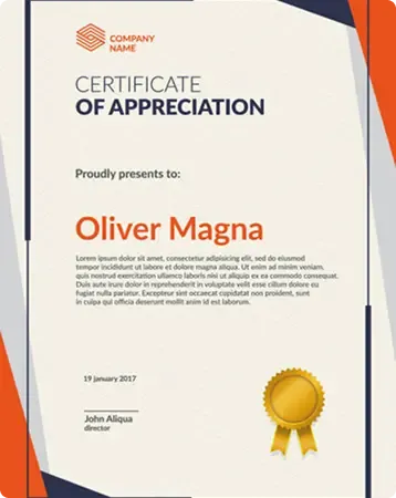 Certifications
